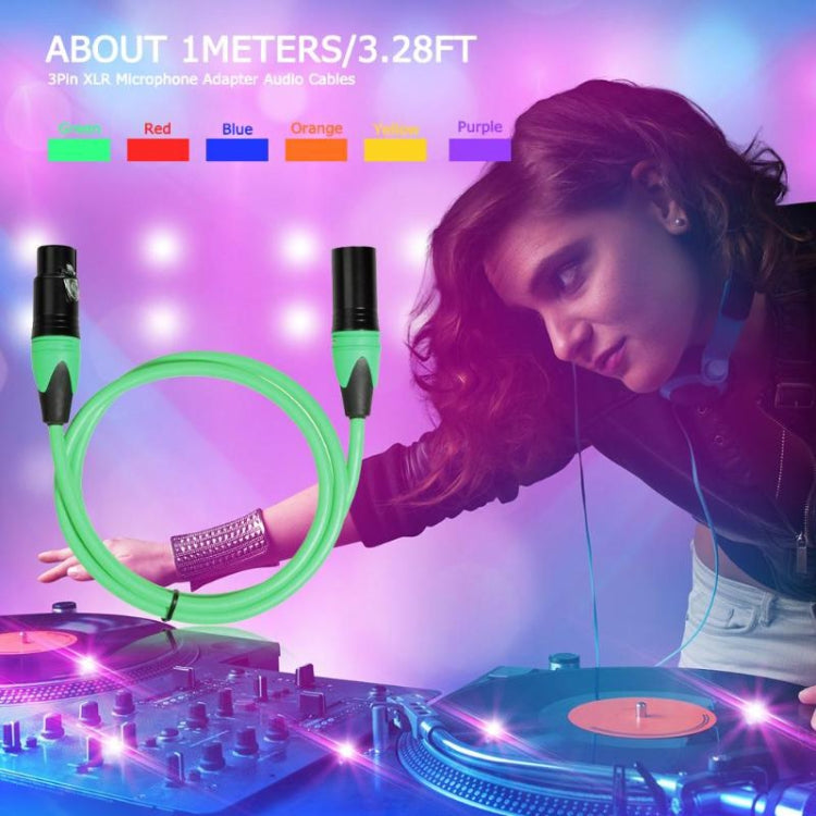 XRL Male to Female Microphone Mixer Audio Cable, Length: 1.8m