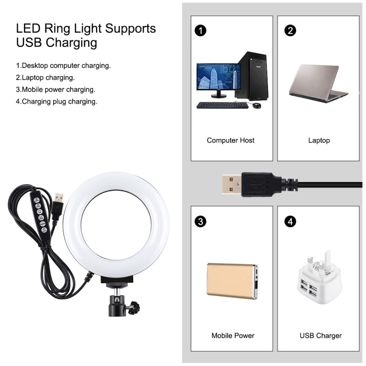PULUZ 4.7 inch 12cm Curved Surface Ring Light + Round Base Desktop Mount USB 10 Modes 8 Colors RGBW Dimmable LED Ring Selfie Beauty Vlogging Photography Video Lights with Cold Shoe Tripod Ball Head