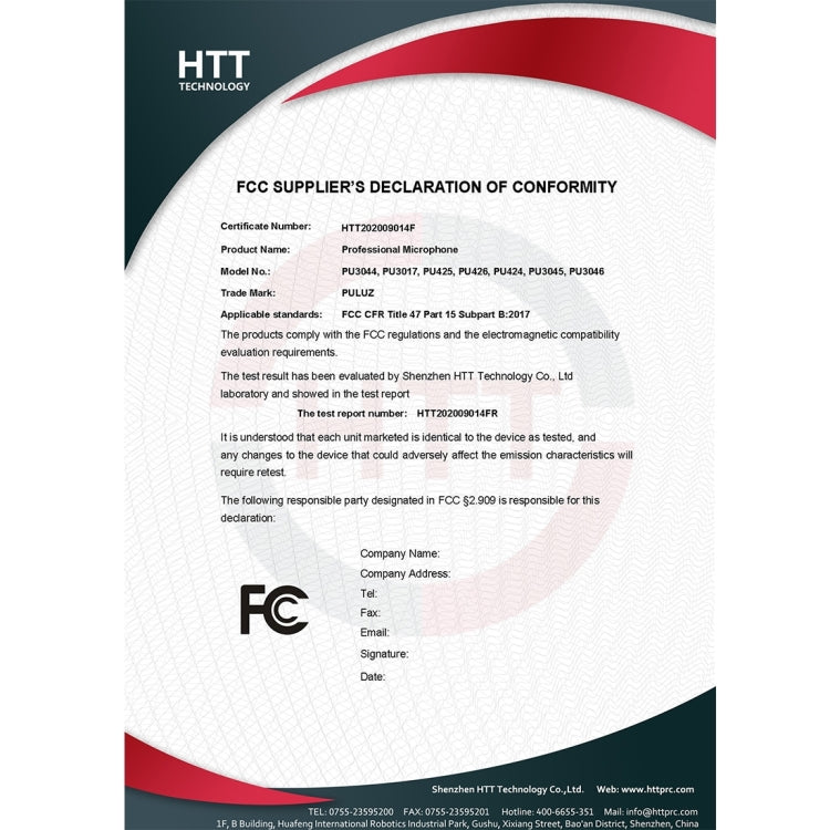 PULUZ Professional Interview Condenser Video Shotgun Microphone with 3.5mm Audio Cable for DSLR & DV Camcorder