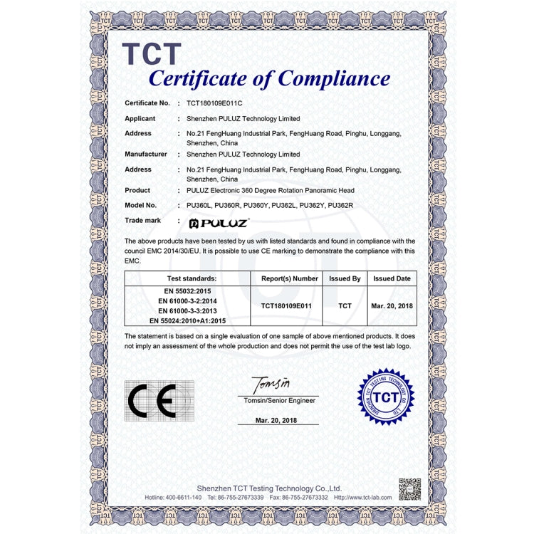 PULUZ Electronic 360 Degree Rotation Panoramic Head with Remote Controller for Smartphones, GoPro Action Cameras