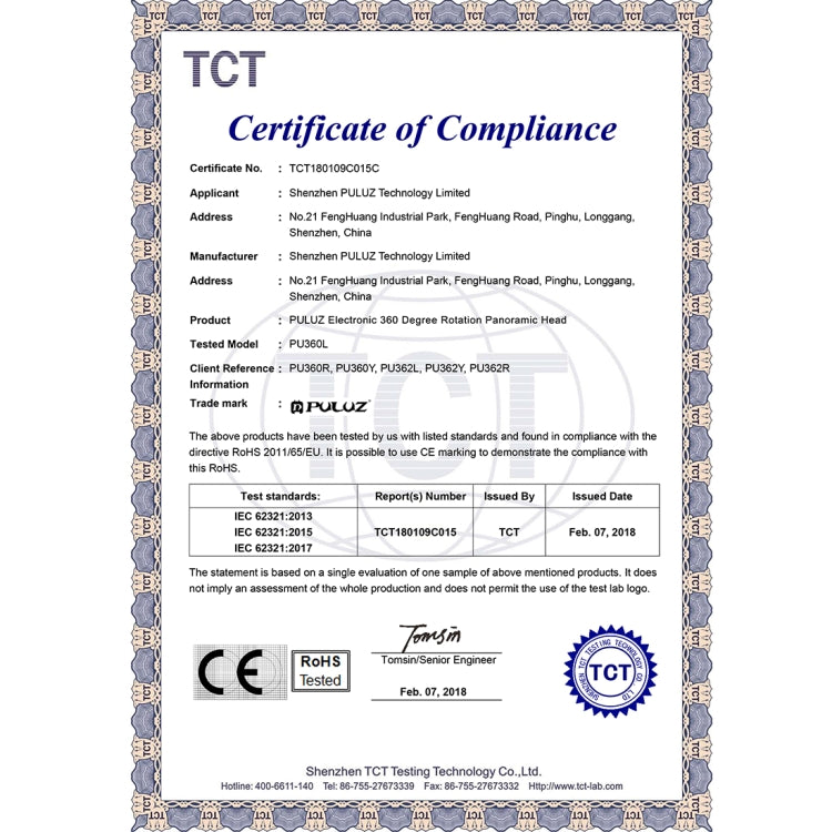 PULUZ Electronic 360 Degree Rotation Panoramic Head with Remote Controller for Smartphones, GoPro Action Cameras