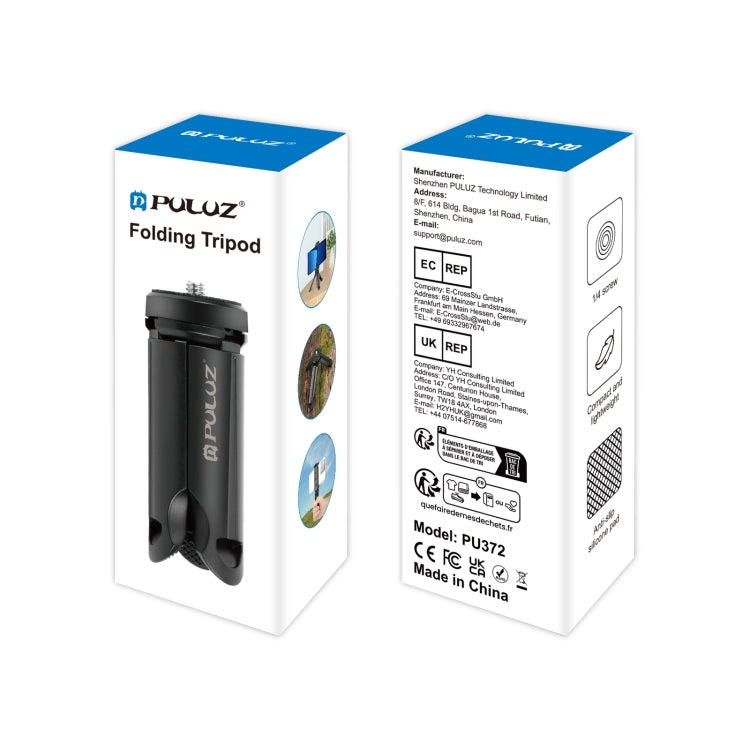 PULUZ Portable Folding Plastic Tripod for Cell Phones