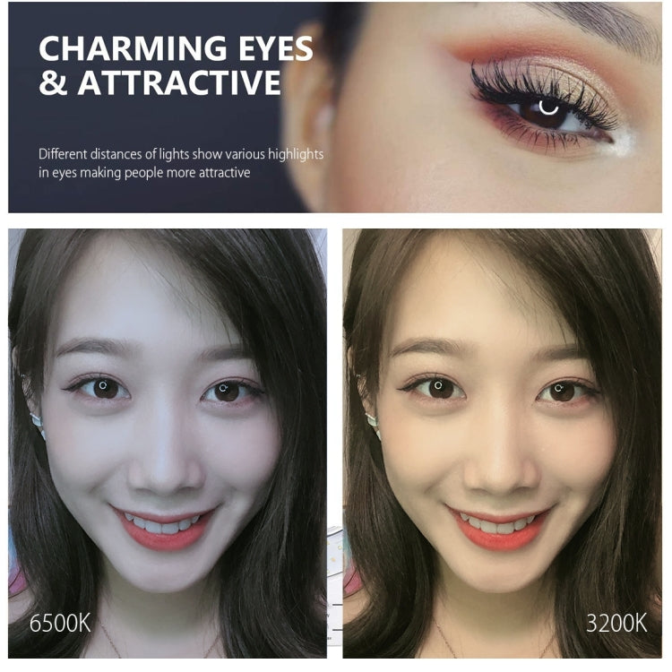 PULUZ 4.7 inch 12cm USB 3 Modes Dimmable LED Ring Selfie Beauty Vlogging Photography Video Lights with Tripod Ball Head