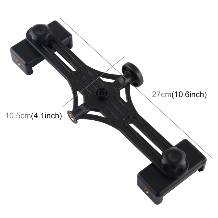 PULUZ Live Broadcast Dual Phone Brackets Horizontal Holder for iPhone, Galaxy, Huawei, Xiaomi, Sony and Other Smart Phones