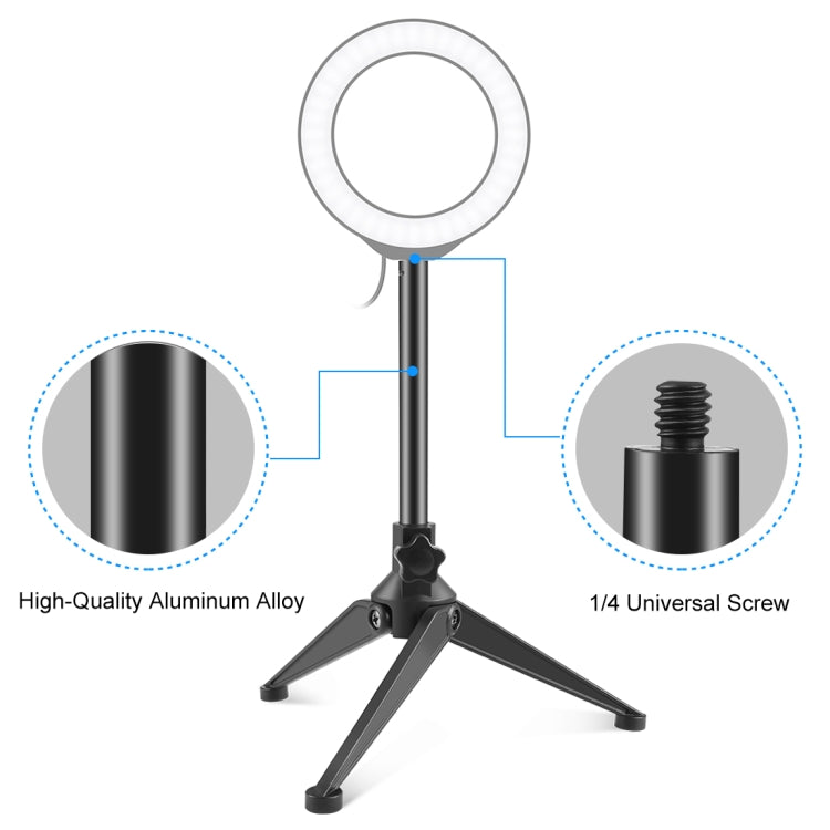 PULUZ Desktop Adjustable Tripod Stand Selfie Stick Mount Holder