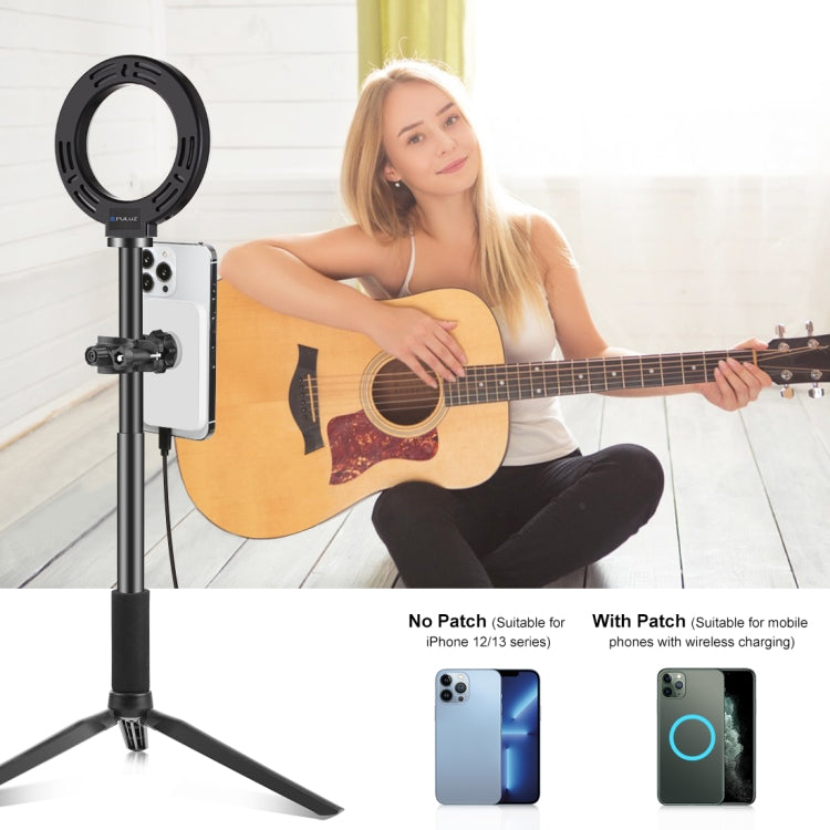 PULUZ 15W Magnetic Qi Wireless Charger Vlogging Phone Clamp Holder