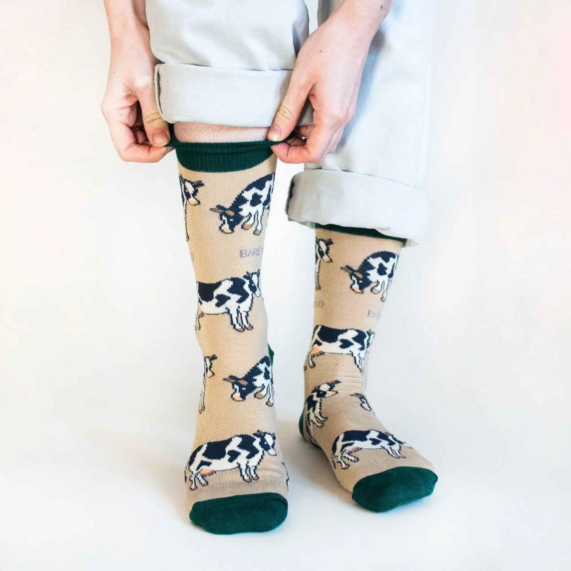 Save the Cows Bamboo Socks