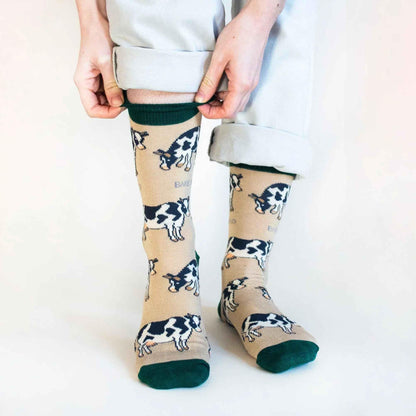 Save the Cows Bamboo Socks
