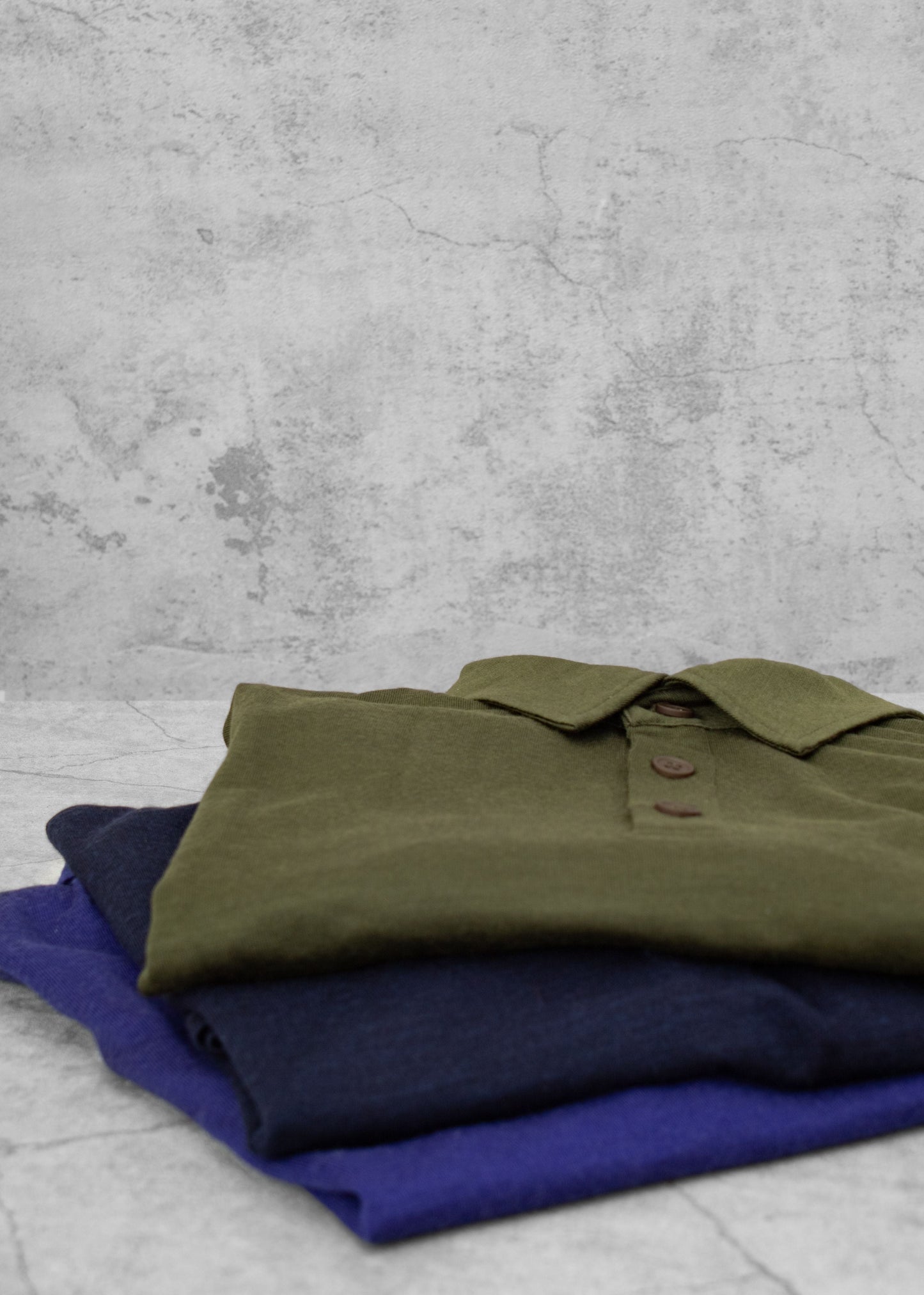 Men's Polo - 100% Merino Wool, Cobalt Merino 365 NZ