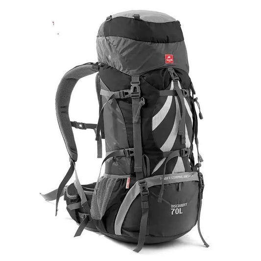 70L Waterproof Hiking Backpack - Large Capacity Outdoor Rucksack with Rain Cover | Mountaineering Pack