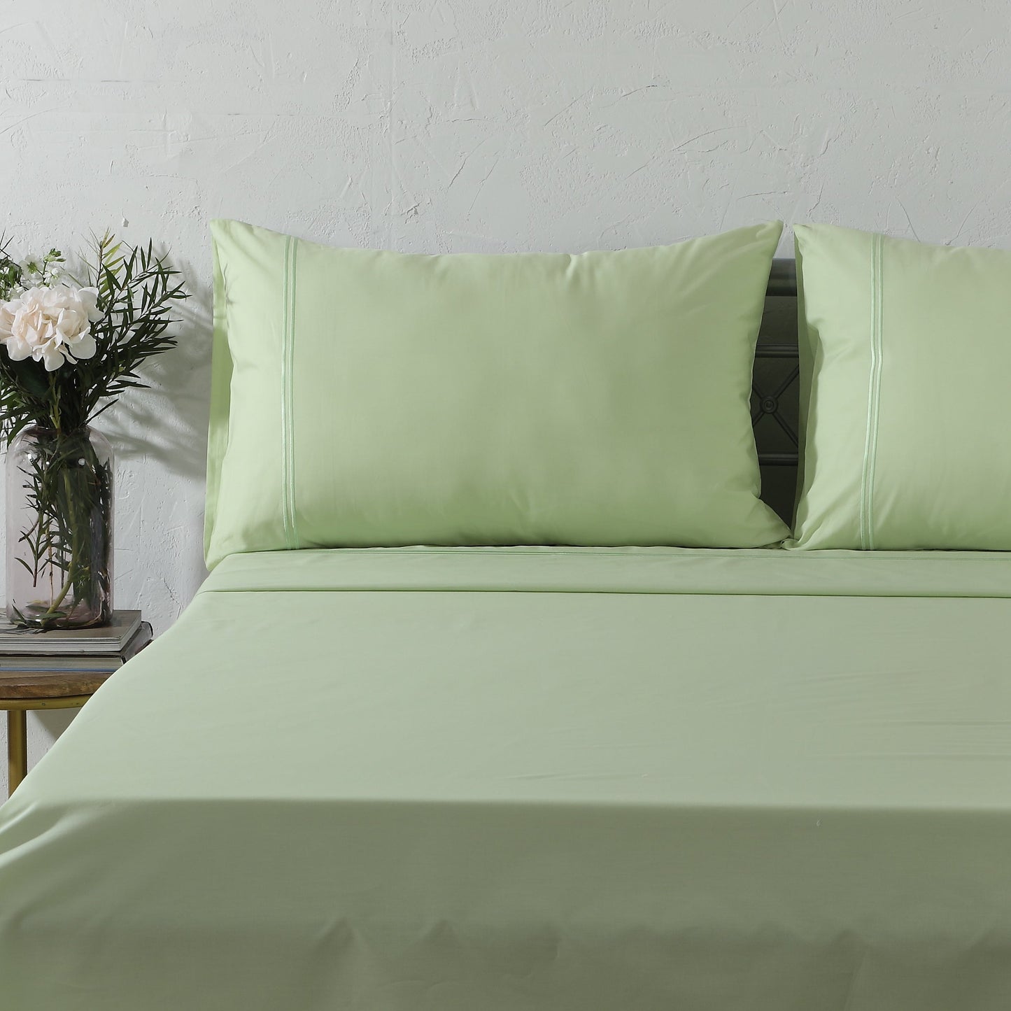ORGANIC COTTON COLOURED SHEET SET 250TC - REEF Whites of London NZ