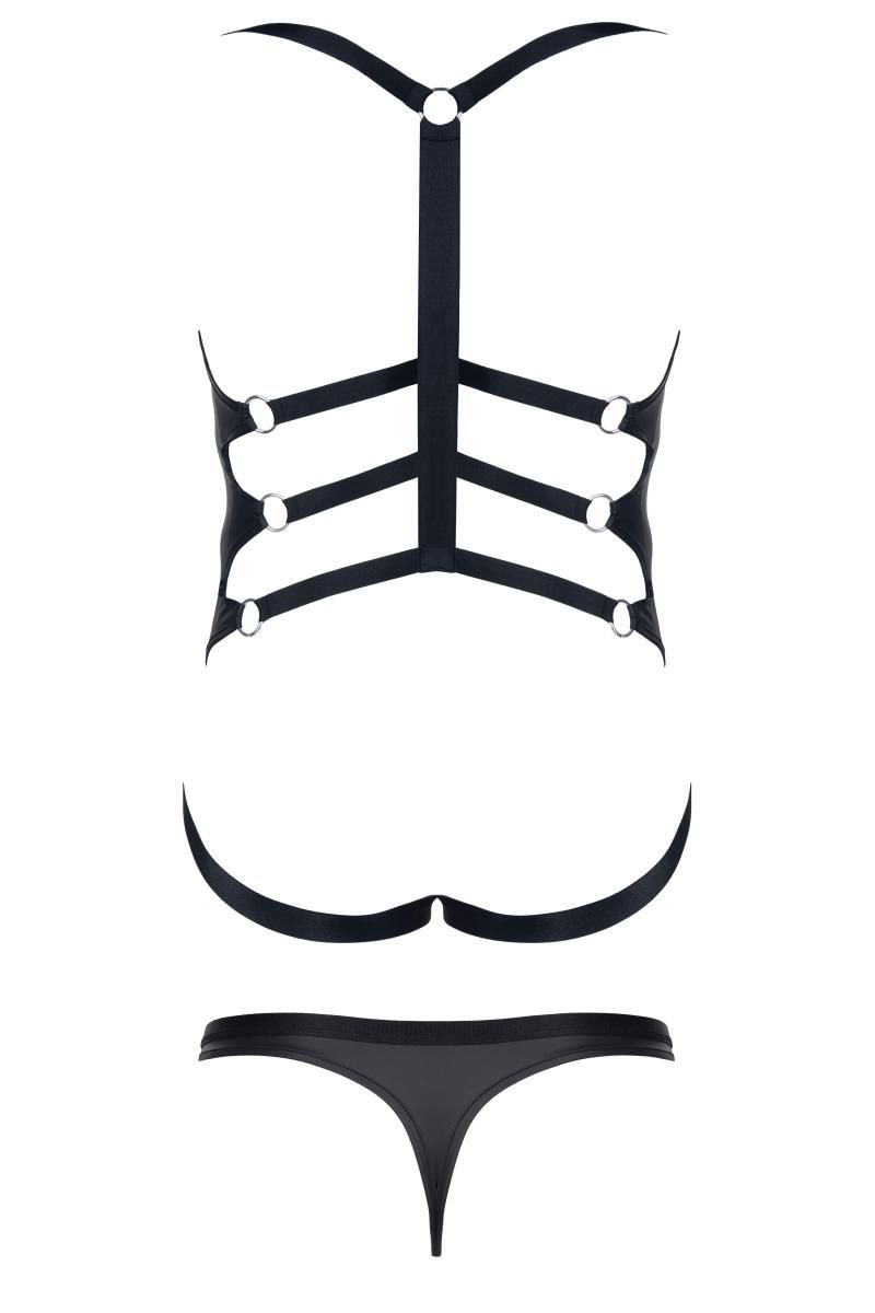 Body thong SET021 black - XXL-2