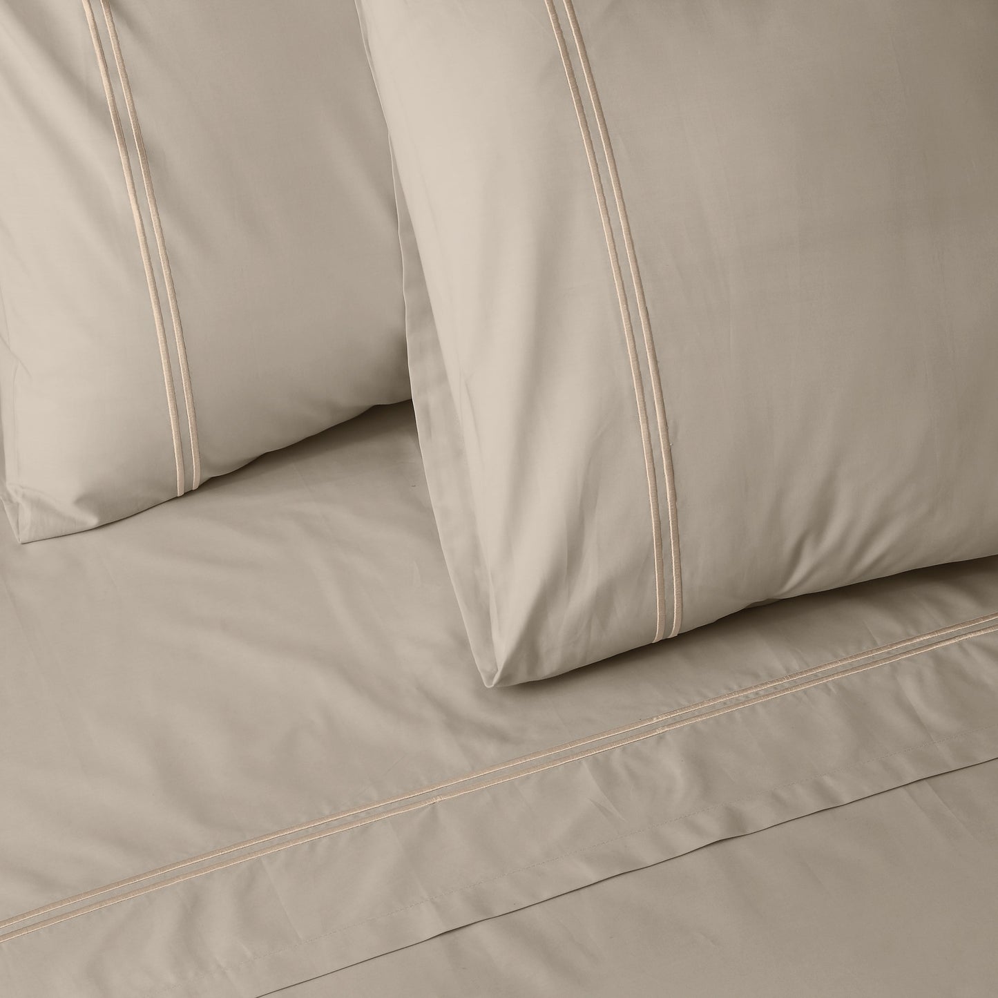 ORGANIC COTTON COLOURED SHEET SET - DUNE Whites of London NZ