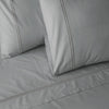 ORGANIC COTTON COLOURED SHEET SET 250TC - GREYSTONE