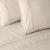 ORGANIC COTTON COLOURED SHEET SET 250TC - PEACH FUZZ