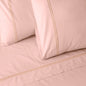 ORGANIC COTTON COLOURED SHEET SET 250TC - PEACH PARFAIT Whites of London NZ