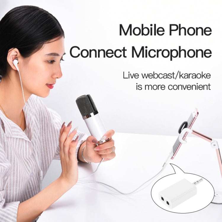 3.5mm Headphone Splitter Adapter, Compatible with Phones, Tablets, Headphones, MP3 Player, Car/Home Stereo & More