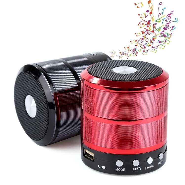 S28 Metal Mobile Bluetooth Stereo Portable Speaker with Hands-free Call Function