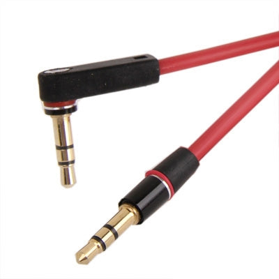 1.2m Aux Audio Cable 3.5mm Elbow Male to Straight  Male, Compatible with Phones, Tablets, Headphones, MP3 Player, Car/Home Stereo & More