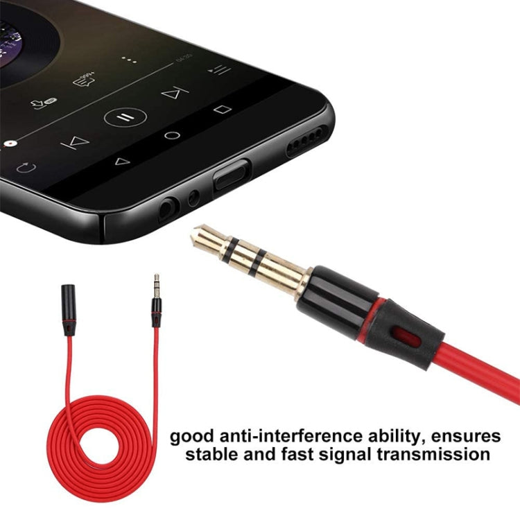 Aux Audio Cable 3.5mm Male to Female, Compatible with Phones, Tablets, Headphones, MP3 Player, Car/Home Stereo & More, Length: 1.2m