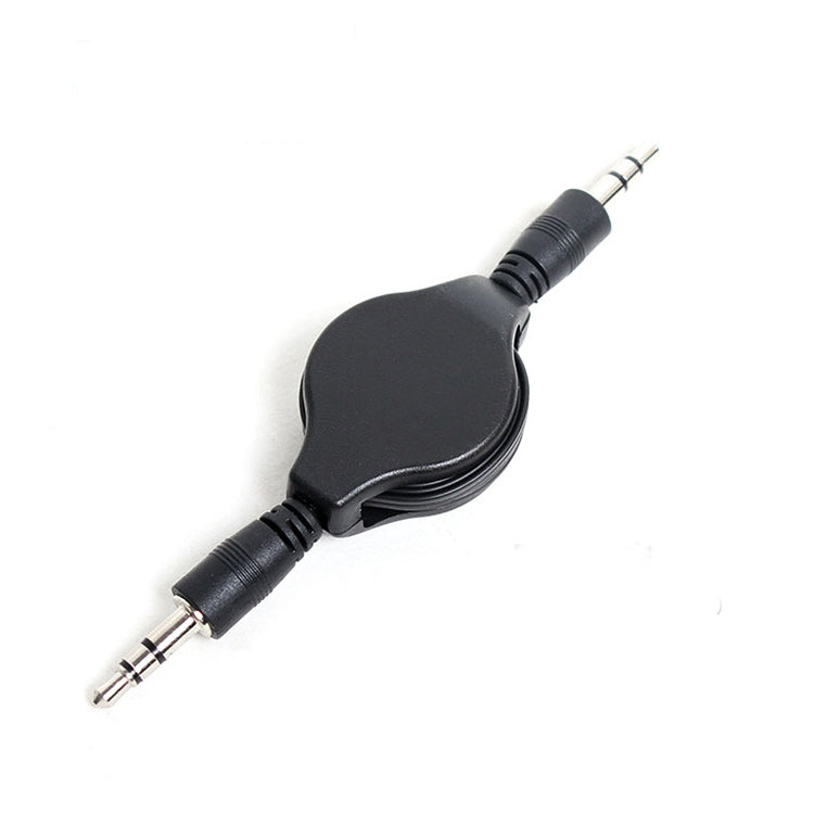 3.5mm Retractable Aux Audio Cable, Compatible with Phones, Tablets, Headphones, MP3 Player, Car/Home Stereo & More, Length: 11cm to 80cm