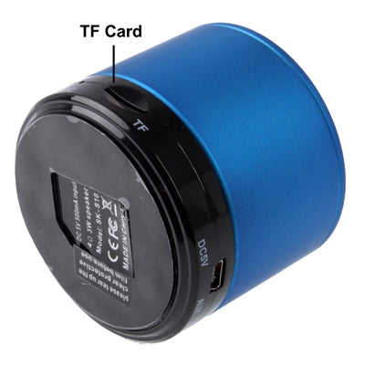 Bluetooth 2.1 Mini Stereo Speaker for iPhone 5 / iPhone 4 & 4S / iPad 4 / New iPad / iPad mini / mini 2 Retina, Built-in Rechargeable Battery, Support TF Card