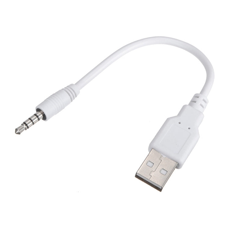 USB to 3.5mm Jack Data Sync & Charge Cable for iPod Shuffle 1st /2nd /3rd Generation, Length: 15.5cm