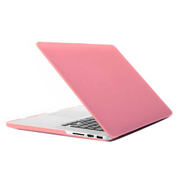 Laptop Frosted Hard Plastic Protection Case for Macbook Pro Retina 13.3 inch（Metallic Pink）