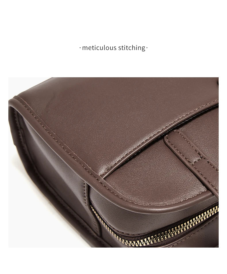 FOXER Female Shoulder Bag PU Leather Cross Body Bag 2026 New Fashion Messenger Bag Large Capacity Commute Daliy