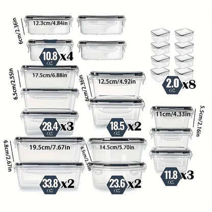 24-Piece Food Storage Containers Set