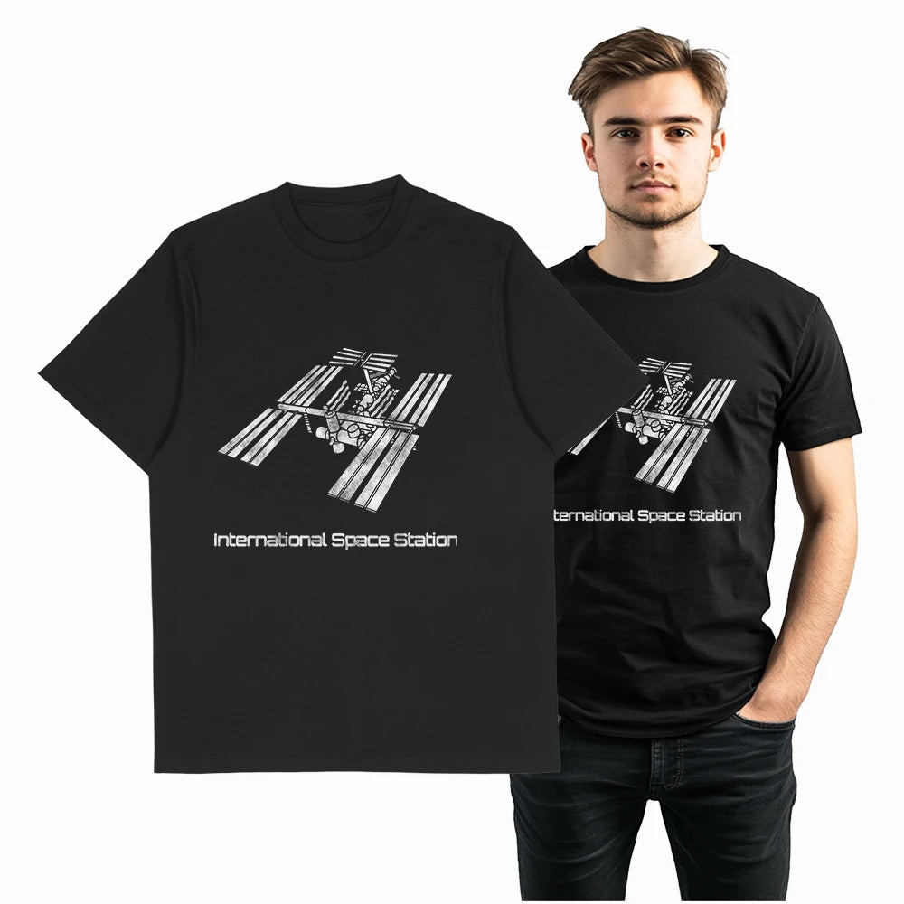 COOLMIND Z1150 ISS Space Station Graphic Cotton Tee