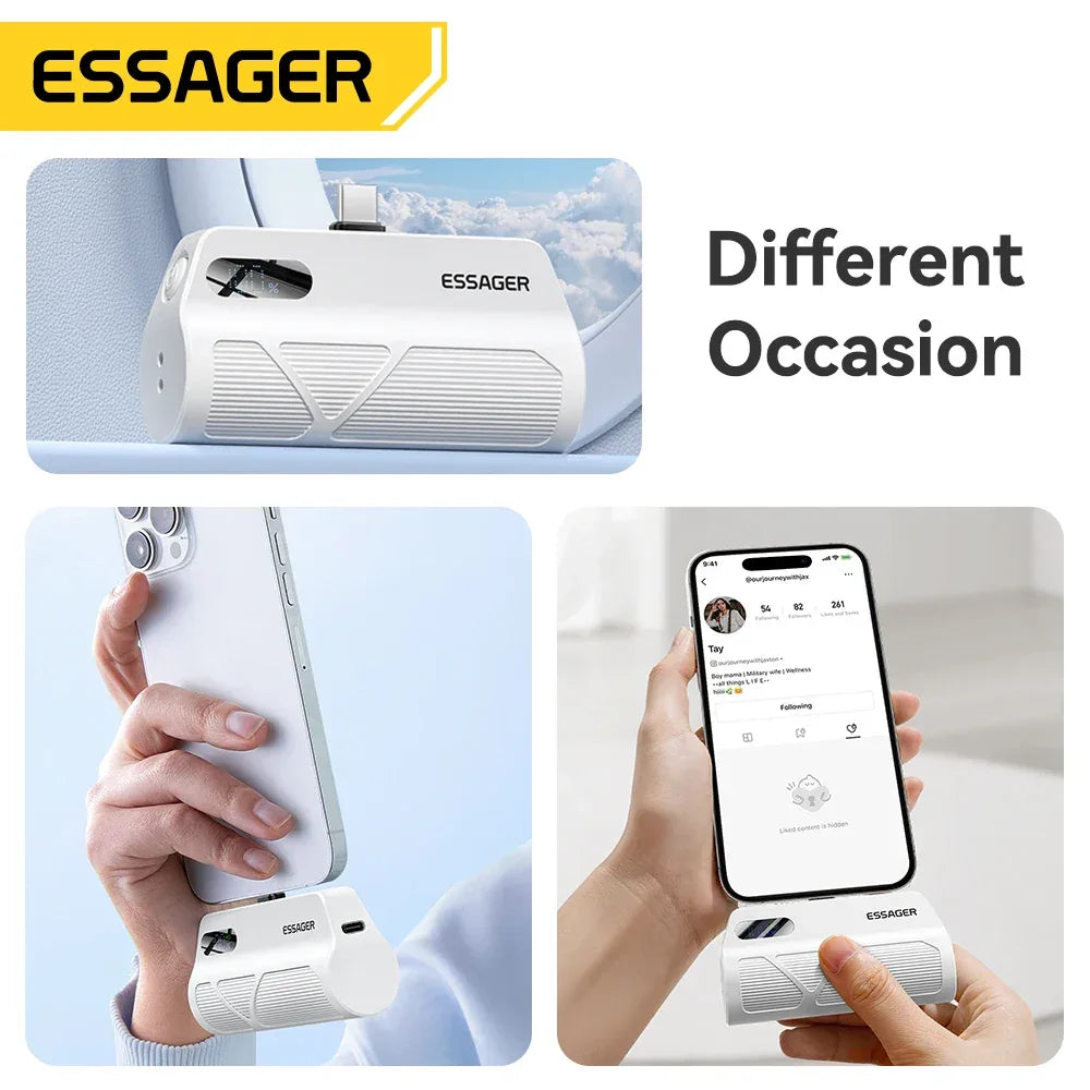 Essager Mini Capsule Power Bank - ShopHub