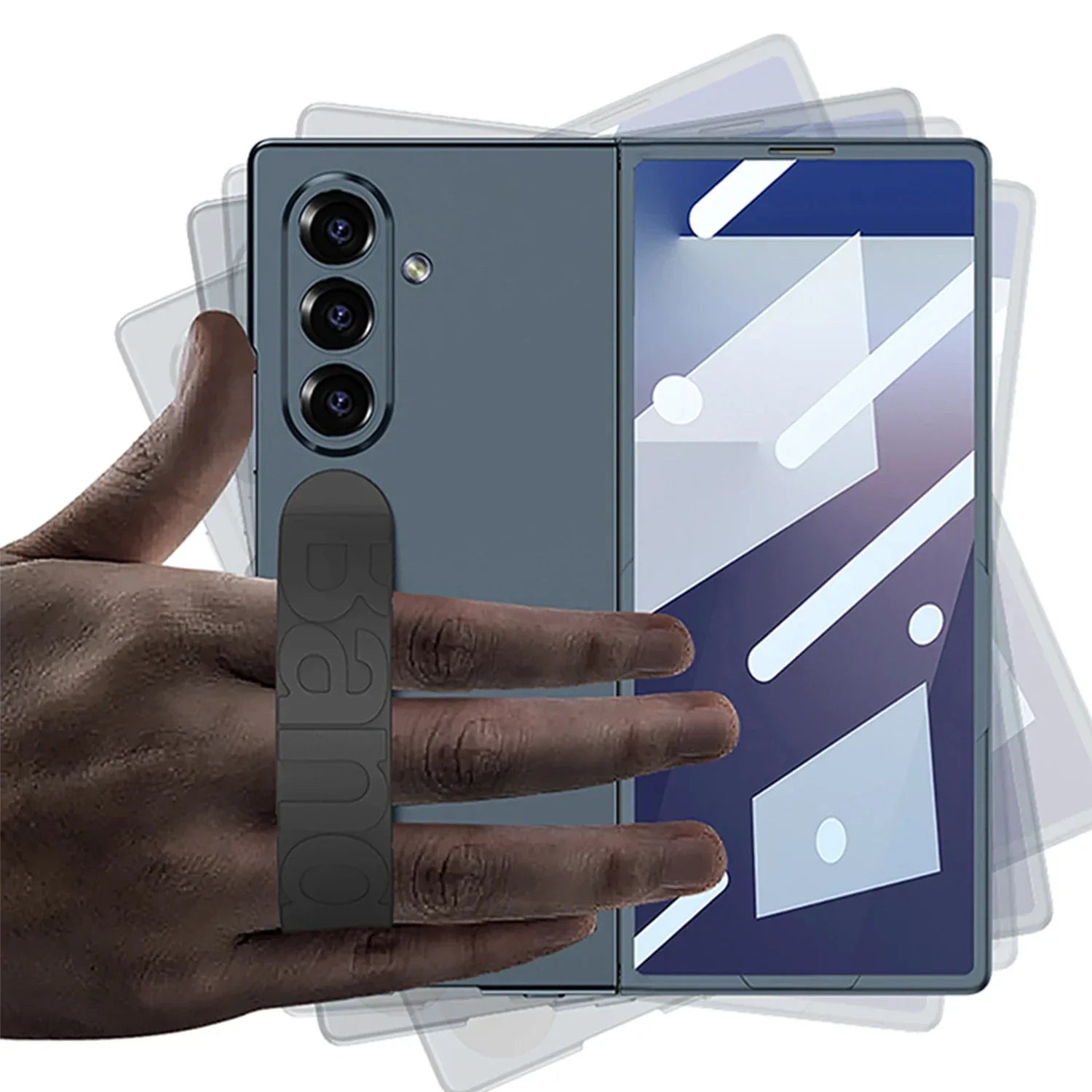 GKK Ultra-thin Silicone Wristband Case for Samsung Galaxy Z Fold 7 - ShopHub