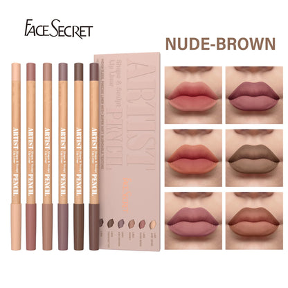 Face Secret Artist Shape Sculpt Lip Liner Pencil Set
