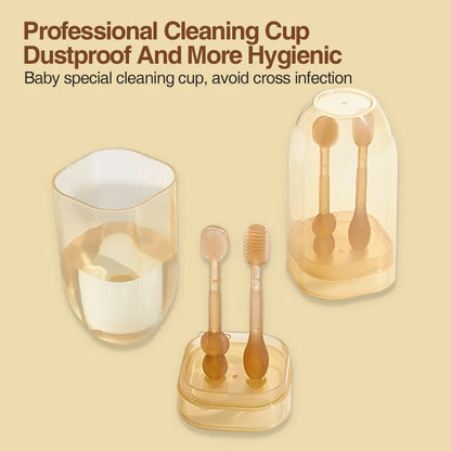 Dr.Isla 3-In-1 Baby Silicone Tongue Brush