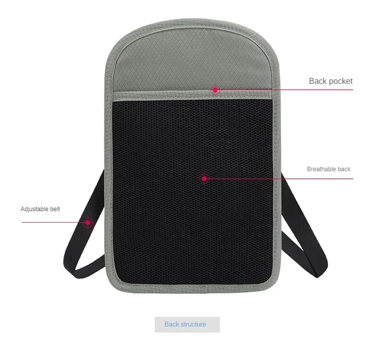 RFID Passport Holder Travel Anti-Theft Neck Pouch