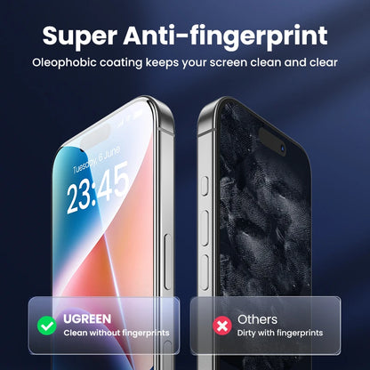 UGREEN 2PCS Screen Protector For iPhone 13 Through 18 Series