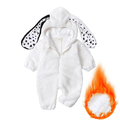 Kids Tales Snuggle Bunny Plush Hooded Baby & Toddler Romper