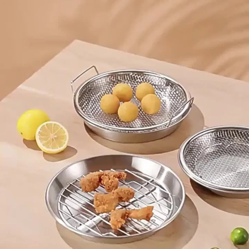 Heavy Duty Frying Rack with Tray