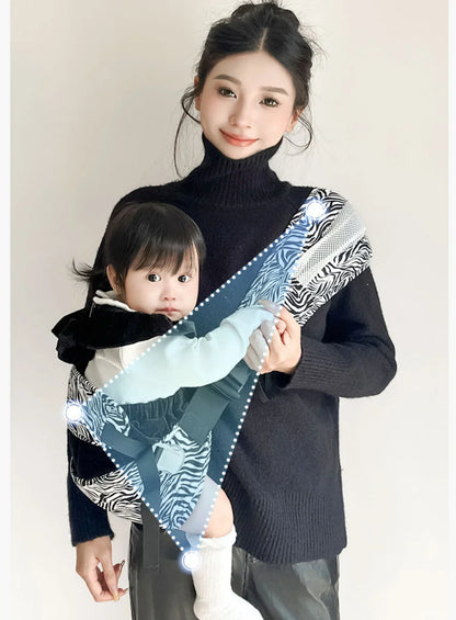 Baby Wrap Newborn Sling Dual Use Infant Nursing Carrier