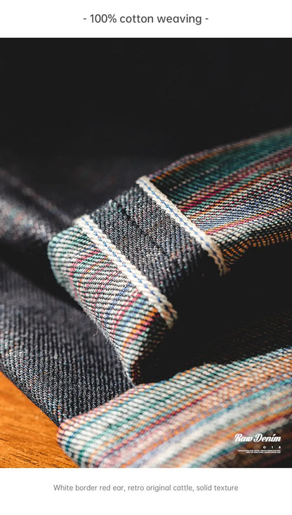 Maden Vintage 13.5oz Heavyweight Coloured Selvedge Raw Denim Jeans