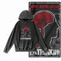 After Dark Acid-Washed Black Graphic Hoodie