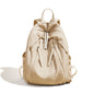FOXER Simple Solid Color Backpack Women Backpack Waterproof Cotton Fabric Laptop School Bag Fashion Teenage Girl Travel Book Bag