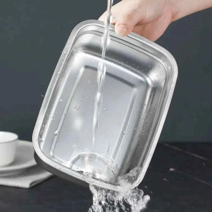 Stainless Steel Lunch Box Bento Box Food Storage Containers Leakproof Camping Kitchen Accessories Gadgets Tools Home School Kids
