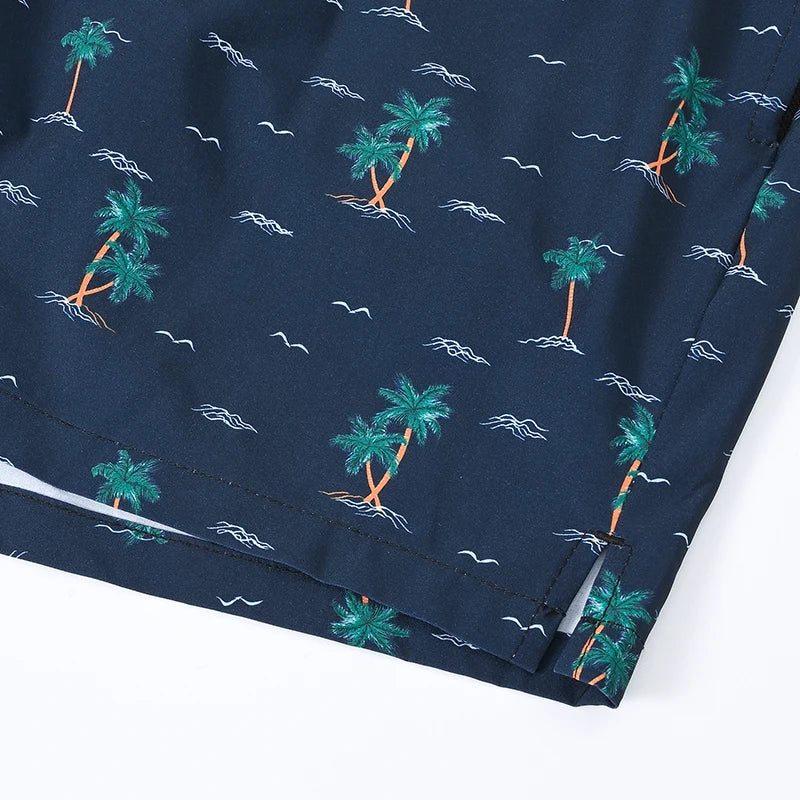 Men's ShopHub NZ boardshorts with polyester fabric, side zipper pocket, long liner, suitable for beach and gym, stylish men's swim shorts.