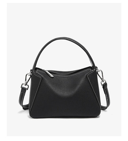 FOXER Lady's Handbag Cow Leather Shoulder Bag Small Size Crossbody Minimalist Style Bag Commute Work High Quality