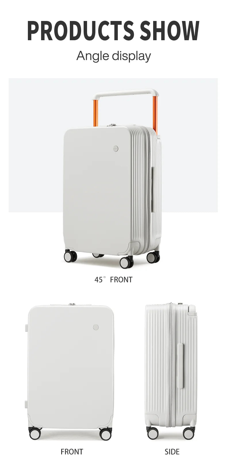 Mixi Wide Handle Travel Trolley Case