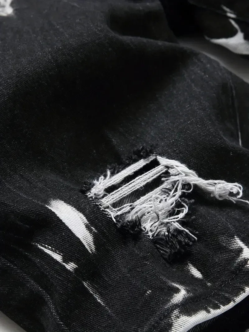 Men's Trendy Slim Stretch Denim Shorts - ShopHub