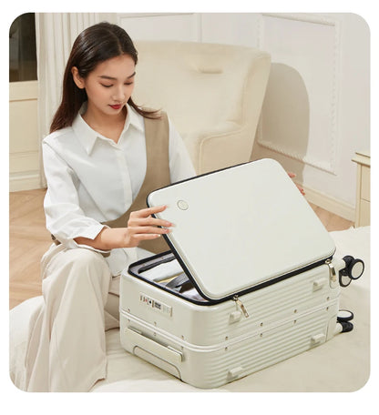 Mixi Aluminum Frame Rolling Luggage