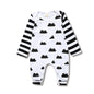 Kids Tales Stripe Parade Cotton-Blend Baby Romper